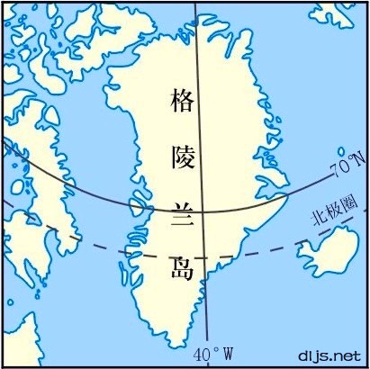 世界主要岛屿-格陵兰岛 - 世界地图全图 - 地理教